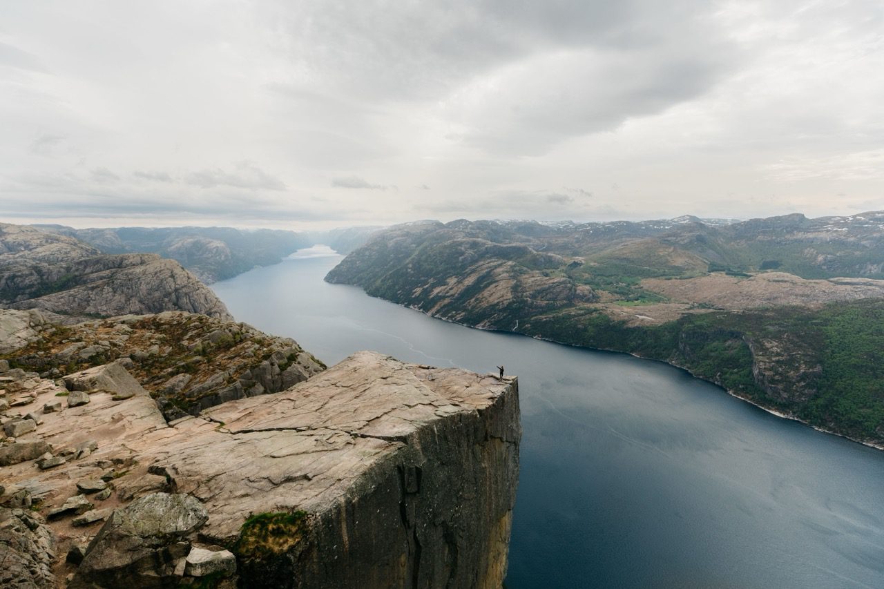 Wandern Norwegen Preikestolen